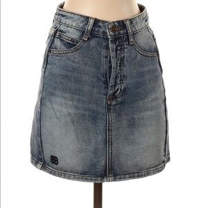 Balenciaga Denim Skirt